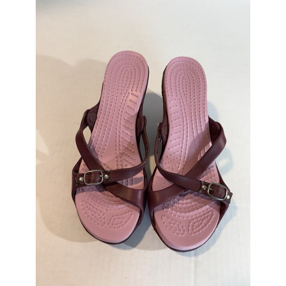 Women’s Pink Platform Slide Sandals - Picture 2 of 14